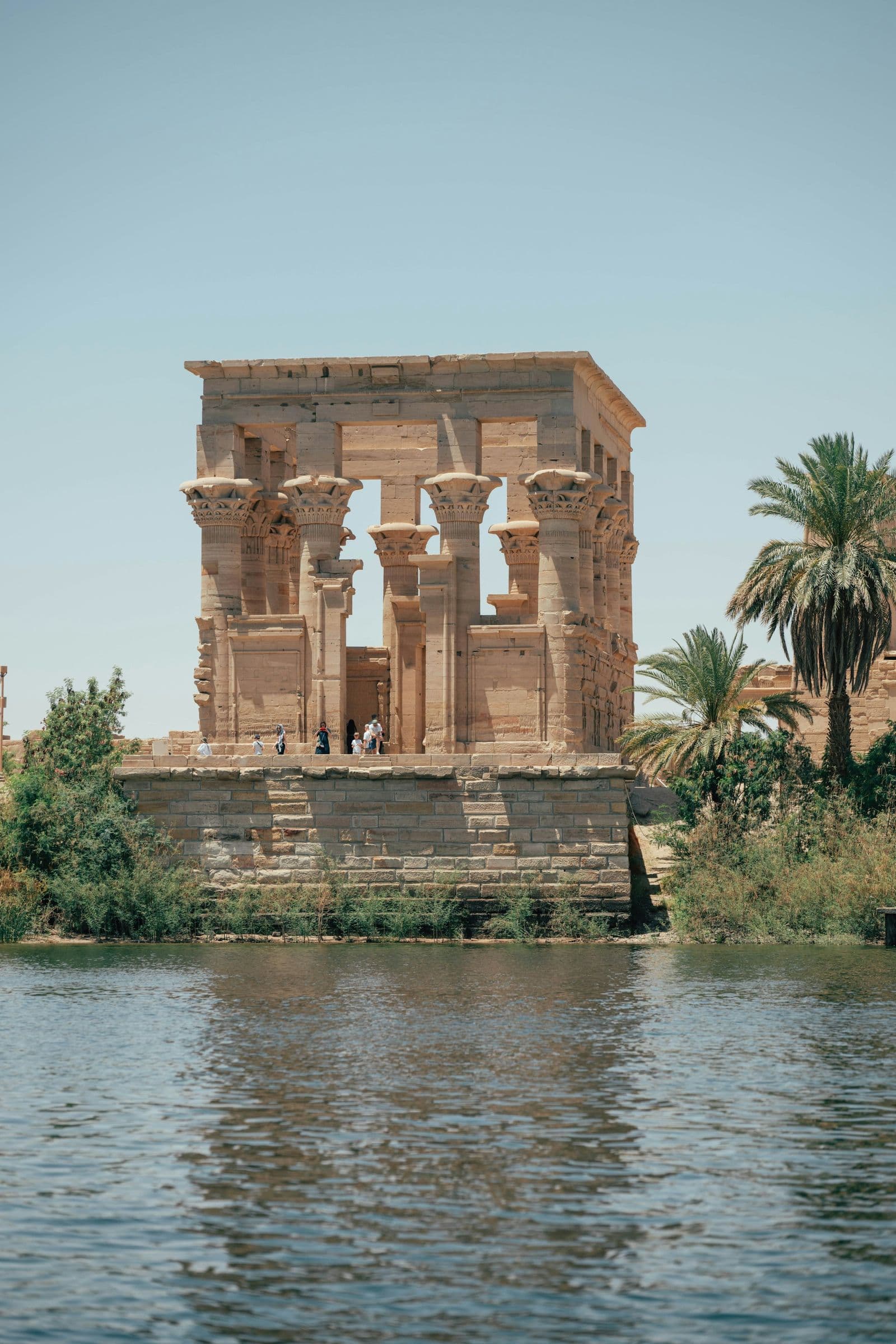 Trajan’s Kiosk at Philae reflected in the Nile